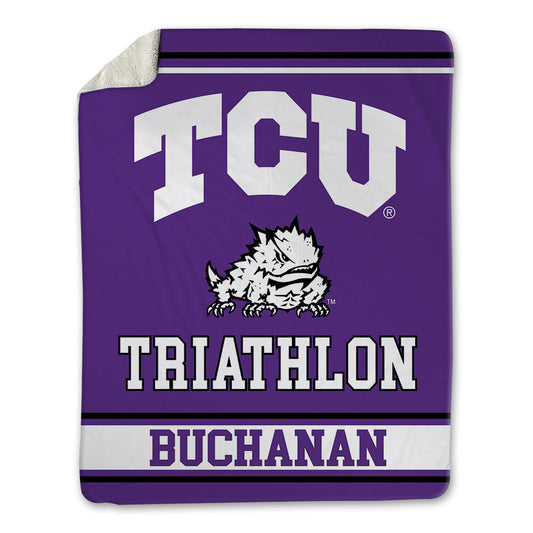 TCU - NCAA Triathlon : Jenna Buchanan - Blanket-0