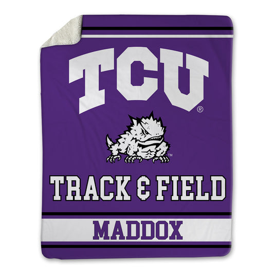 TCU - NCAA Women's Track & Field : Morgan Maddox - Blanket-0