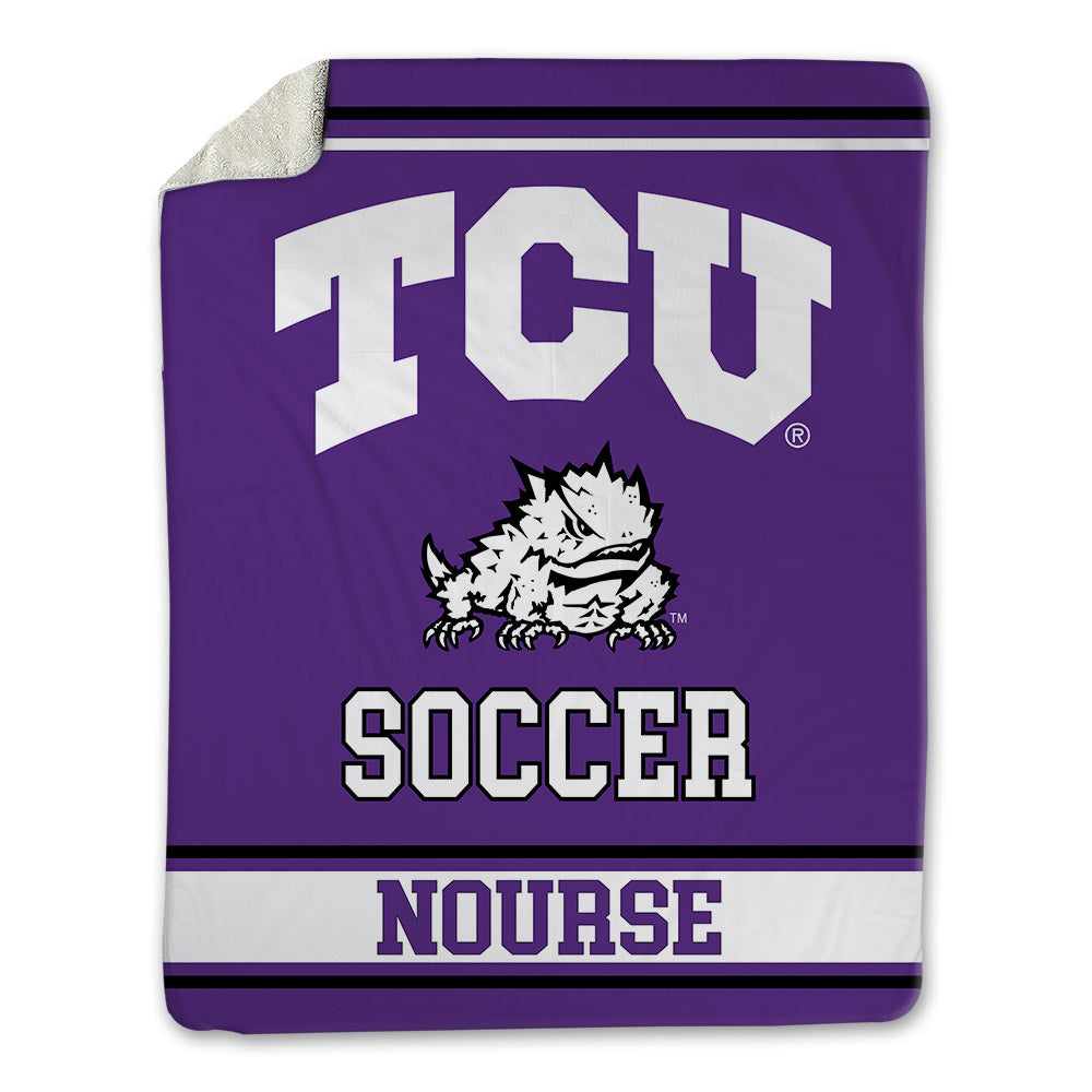 TCU - NCAA Women's Soccer : Peyton Nourse - Blanket-0