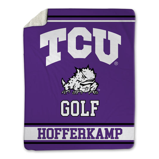 TCU - NCAA Men's Golf : Austin Hofferkamp - Blanket-0