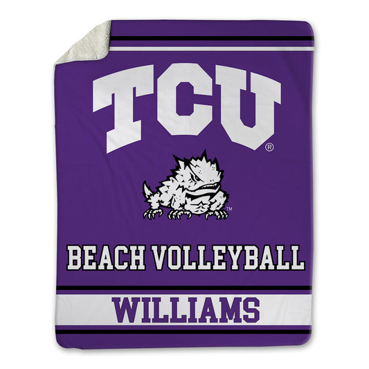 TCU - NCAA Beach Volleyball : Morgan Williams - Blanket-0
