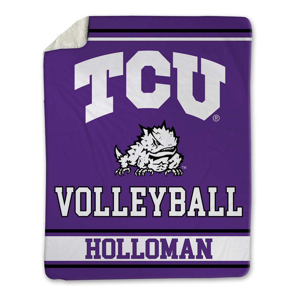 TCU - NCAA Women's Volleyball : Morgan Holloman - Blanket-0