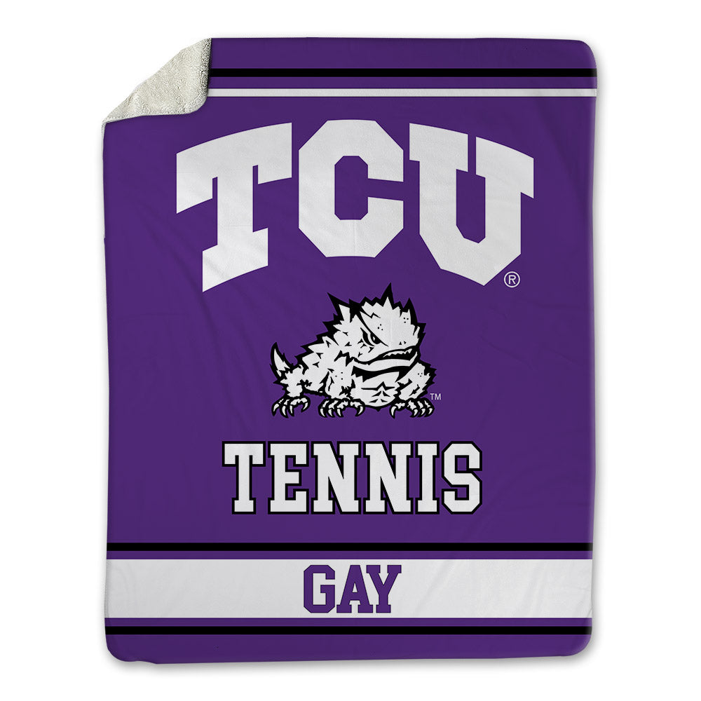 TCU - NCAA Women's Tennis : Cayetana Gay - Blanket-0