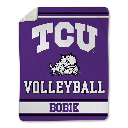 TCU - NCAA Women's Volleyball : Blaykli Bobik - Blanket-0