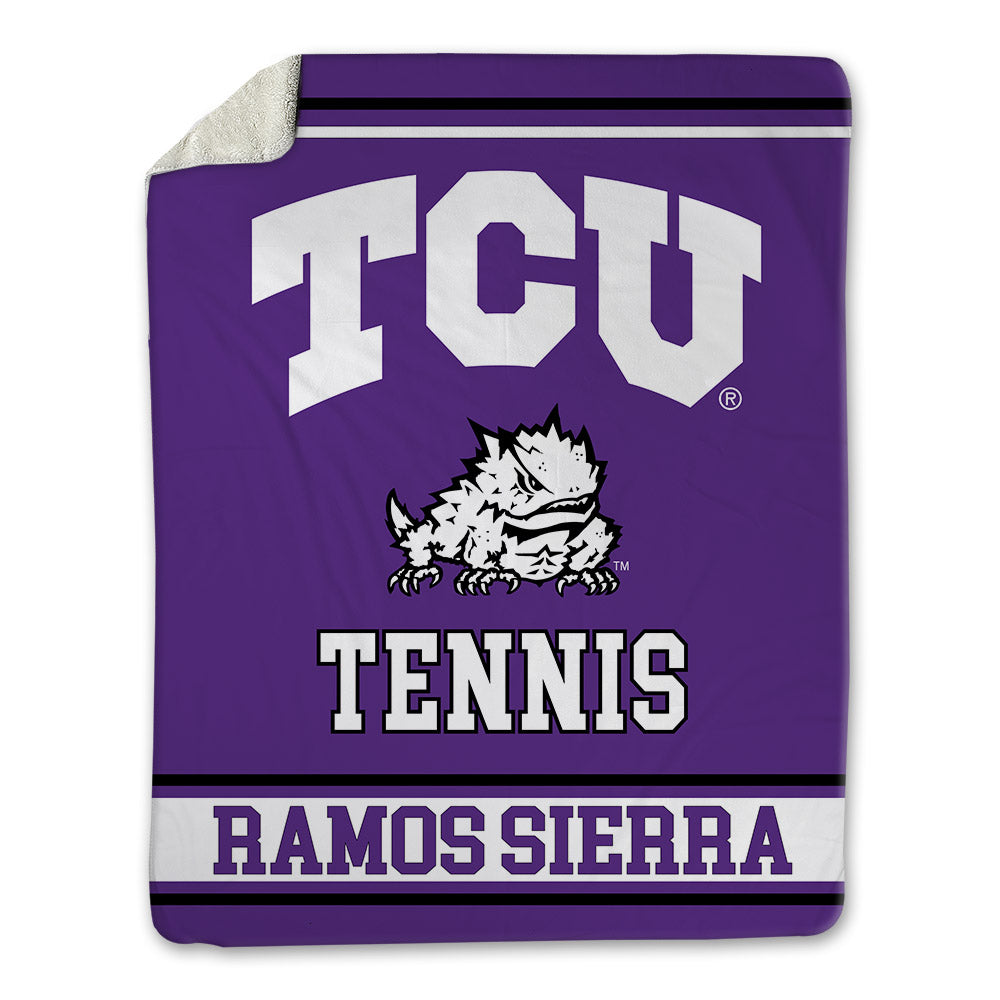 TCU - NCAA Women's Tennis : Cristina Ramos Sierra - Blanket-0