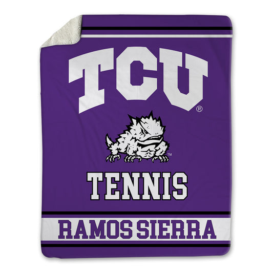 TCU - NCAA Women's Tennis : Cristina Ramos Sierra - Blanket-0