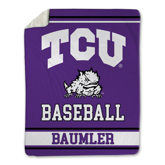 TCU - NCAA Baseball : Trever Baumler - Blanket-0