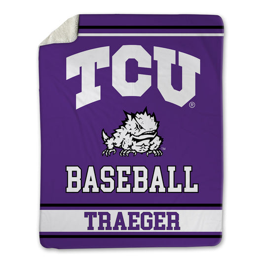 TCU - NCAA Baseball : Nolan Traeger - Blanket-0