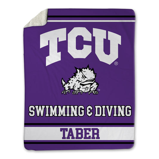 TCU - NCAA Women's Swimming & Diving : Paige Taber - Blanket-0