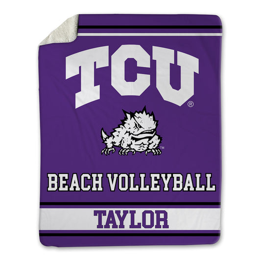 TCU - NCAA Beach Volleyball : Britain Taylor - Blanket-0