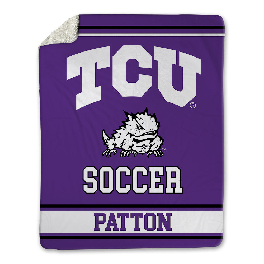 TCU - NCAA Women's Soccer : Cameron Patton - Blanket-0