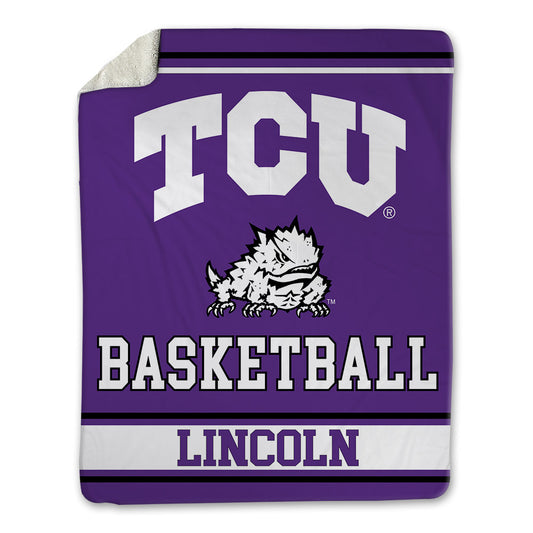 TCU - NCAA Men's Basketball : Trent Lincoln - Blanket-0