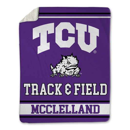 TCU - NCAA Women's Track & Field : Mamie Grace McClelland - Blanket-0