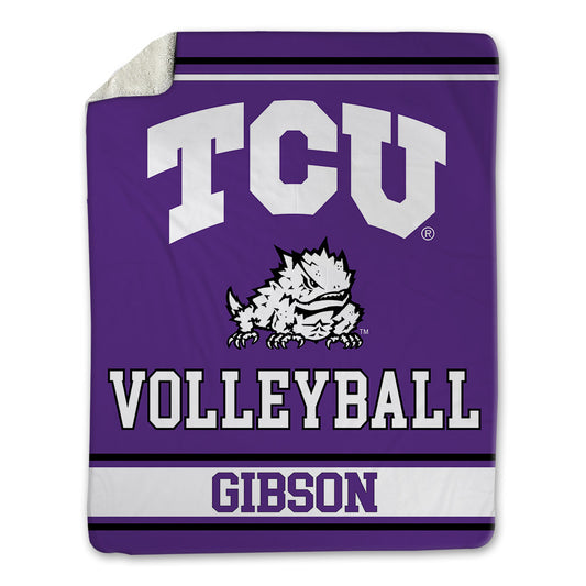 TCU - NCAA Women's Volleyball : Jalyn Gibson - Blanket-0