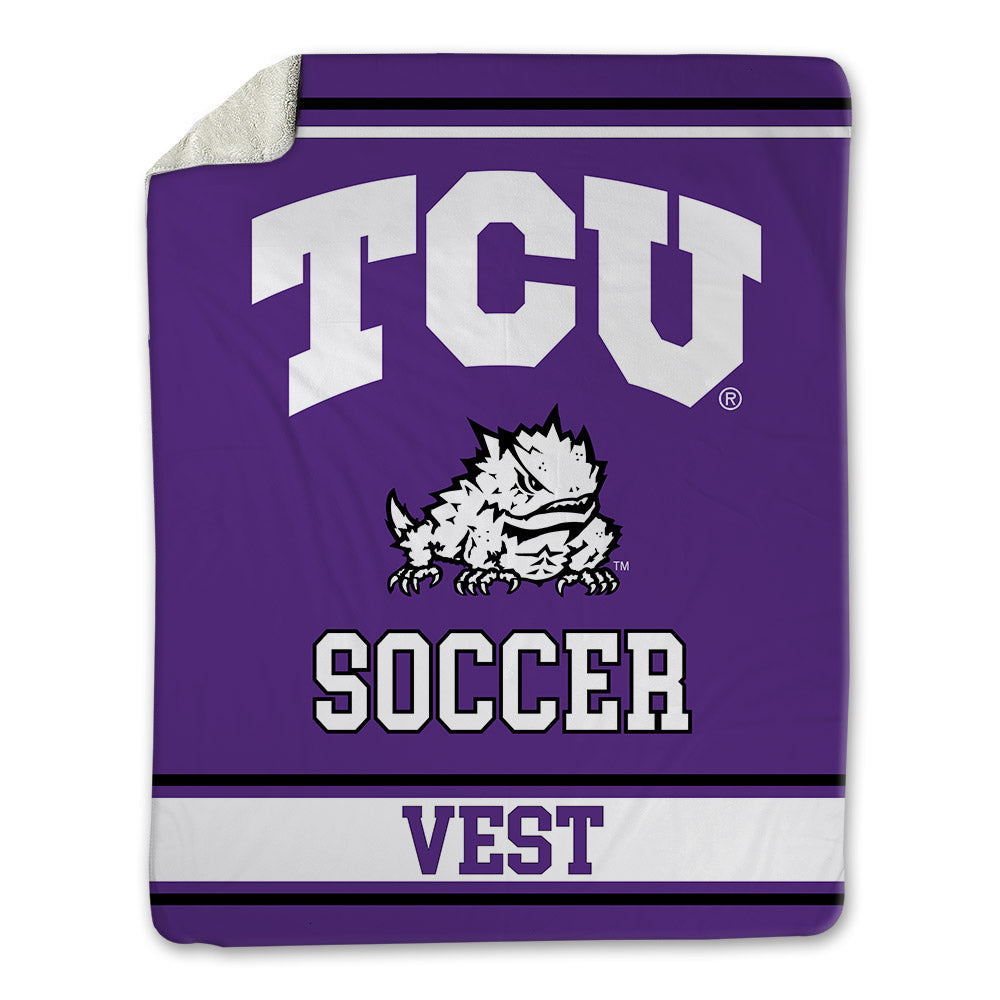 TCU - NCAA Women's Soccer : Grace Vest - Blanket-0