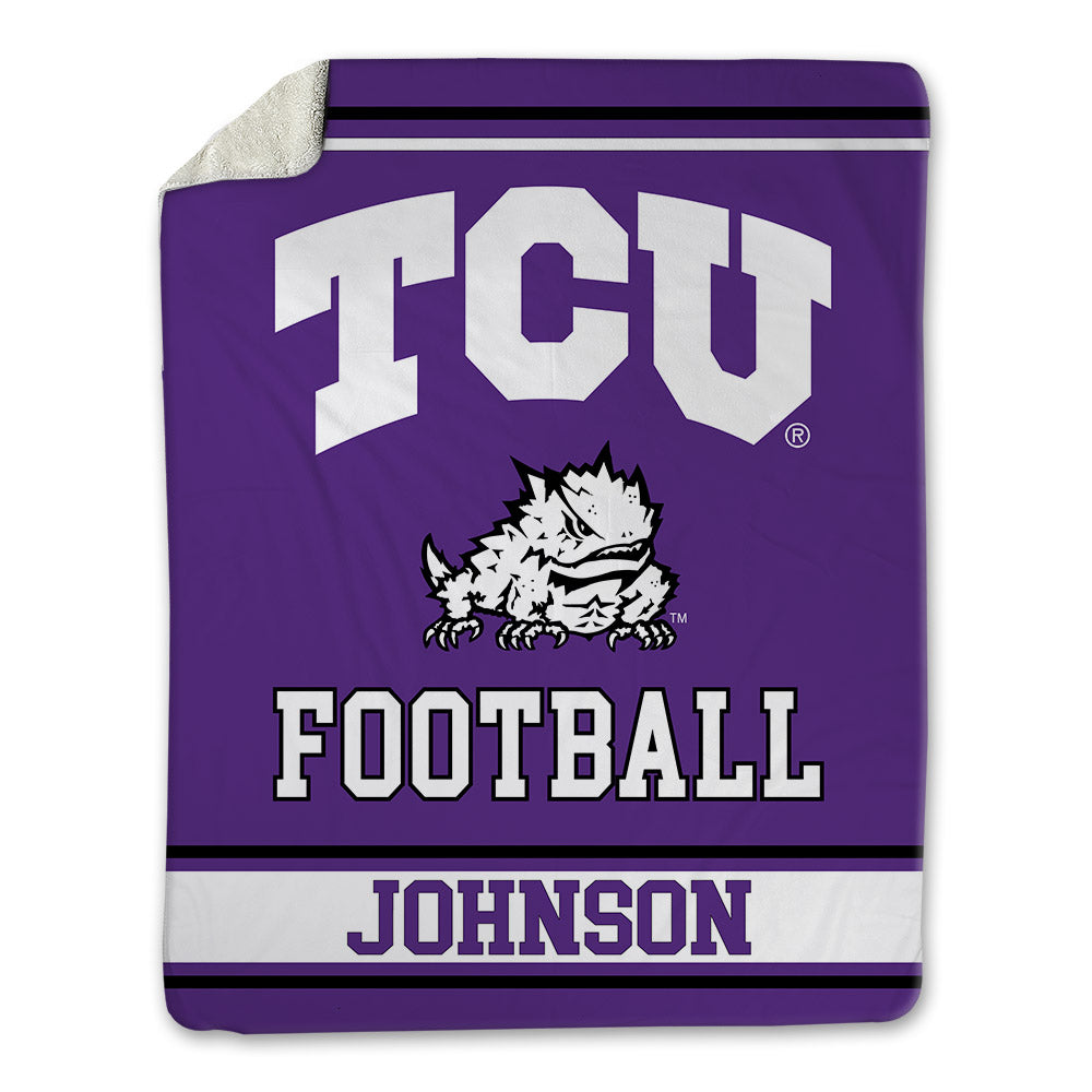 TCU - NCAA Football : Tristan Johnson - Blanket-0