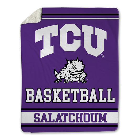 TCU - NCAA Men's Basketball : Vianney Salatchoum - Blanket-0