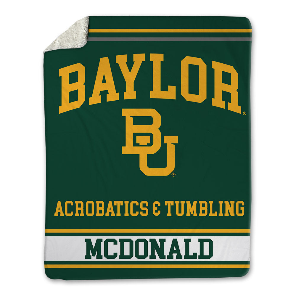 Baylor - NCAA Acrobatics & Tumbling : Leavy McDonald - Blanket-0