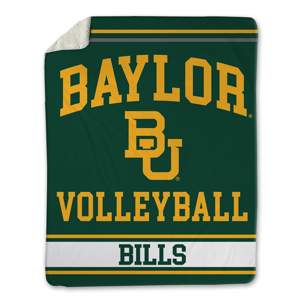Baylor - NCAA Women's Volleyball : Halle Bills - Blanket-0