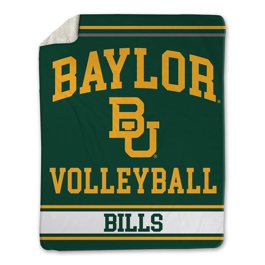 Baylor - NCAA Women's Volleyball : Halle Bills - Blanket-0