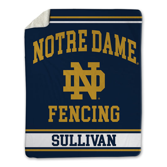 Notre Dame - NCAA Women's Fencing : Siobhan Sullivan - Blanket-0