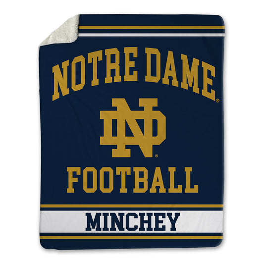 Notre Dame - NCAA Football : Kenny Minchey - Blanket-0