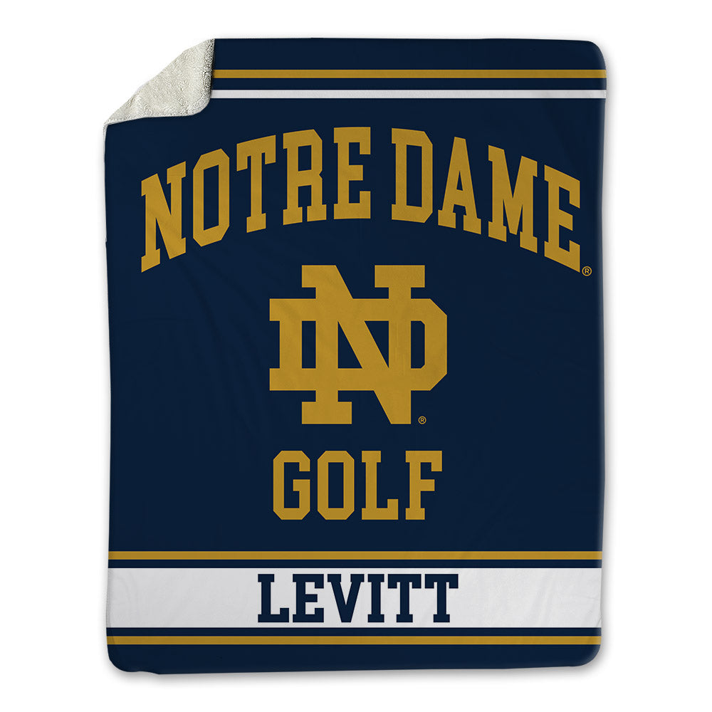 Notre Dame - NCAA Women's Golf : Jordan Levitt - Blanket-0
