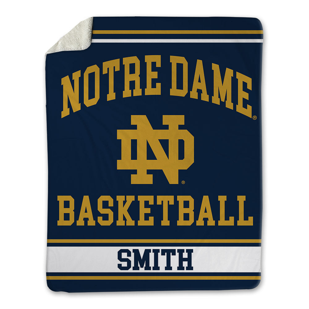 Notre Dame - NCAA Women's Basketball : Jordyn Smith - Blanket-0