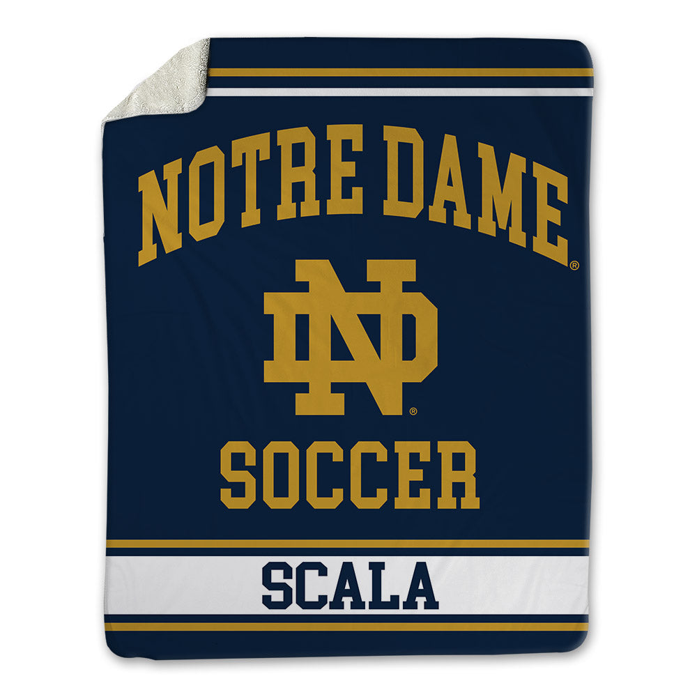 Notre Dame - NCAA Men's Soccer : Ethan Scala - Blanket-0