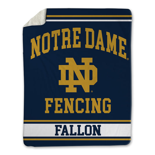 Notre Dame - NCAA Women's Fencing : Kyle Fallon - Blanket-0