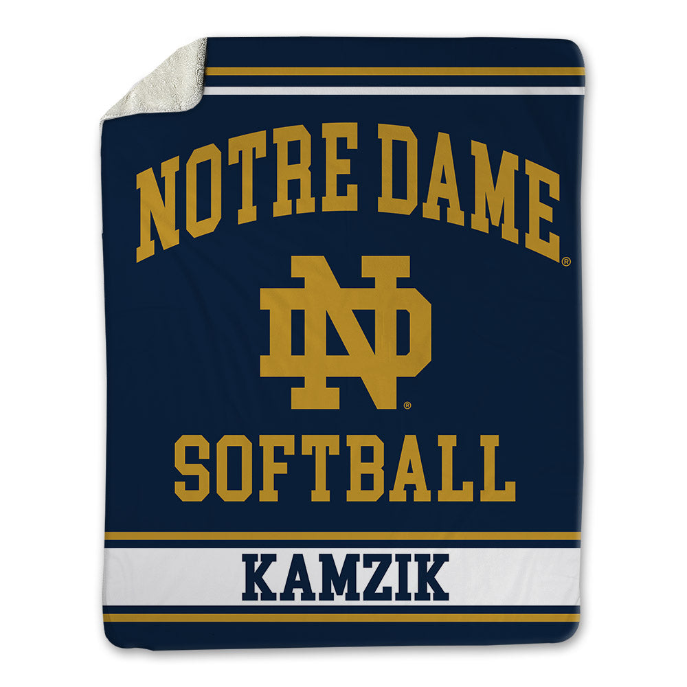 Notre Dame - NCAA Softball : Kamryn Kamzik - Blanket-0