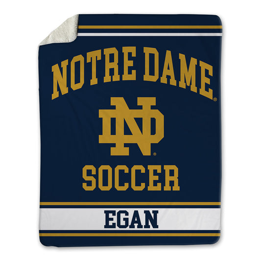 Notre Dame - NCAA Men's Soccer : Liam Egan - Blanket-0
