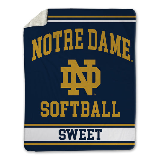 Notre Dame - NCAA Softball : Tenley Sweet - Blanket-0