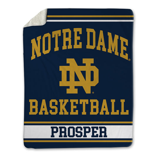 Notre Dame - NCAA Women's Basketball : Cassandre Prosper - Blanket-0