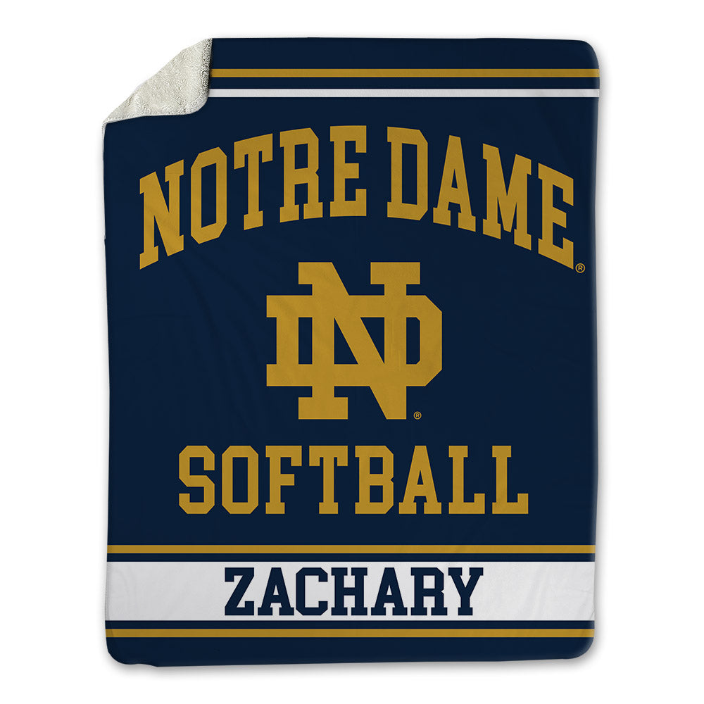Notre Dame - NCAA Softball : Ava Zachary - Blanket-0