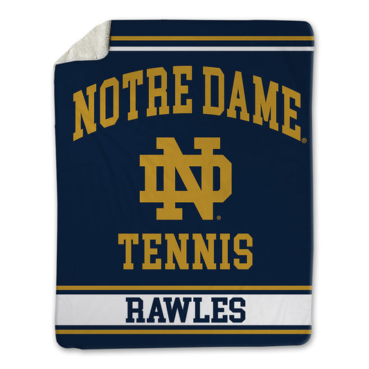 Notre Dame - NCAA Women's Tennis : Gabriella Rawles - Blanket-0