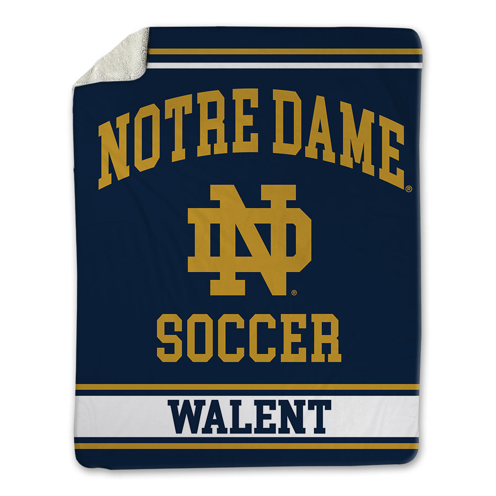 Notre Dame - NCAA Men's Soccer : Vlad Walent - Blanket-0