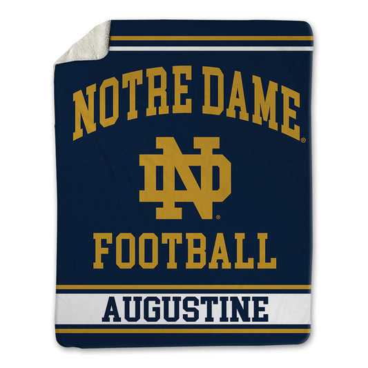 Notre Dame - NCAA Football : Matty Augustine - Blanket-0