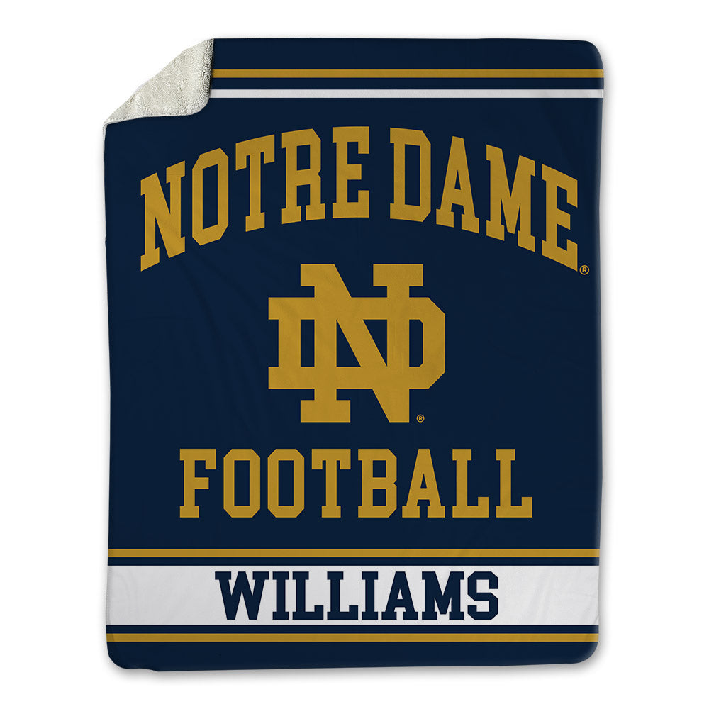 Notre Dame - NCAA Football : Matt Williams - Blanket-0