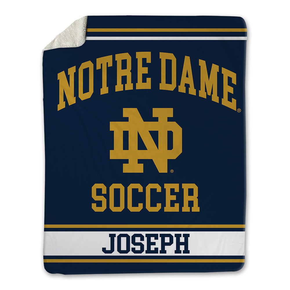 Notre Dame - NCAA Women's Soccer : Lily Joseph - Blanket-0