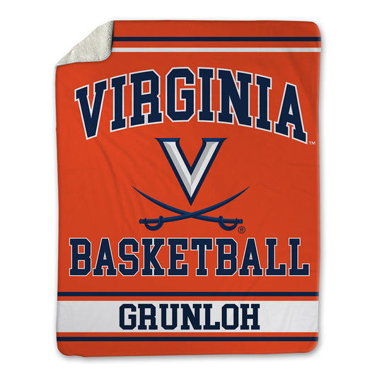 Virginia - NCAA Men's Basketball : Johann Grunloh - Blanket-0