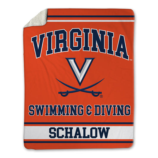 Virginia - NCAA Women's Swimming & Diving : Maggie Schalow - Blanket-0