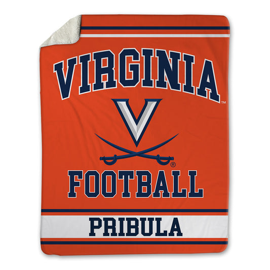Virginia - NCAA Football : Beau Pribula - Blanket-0