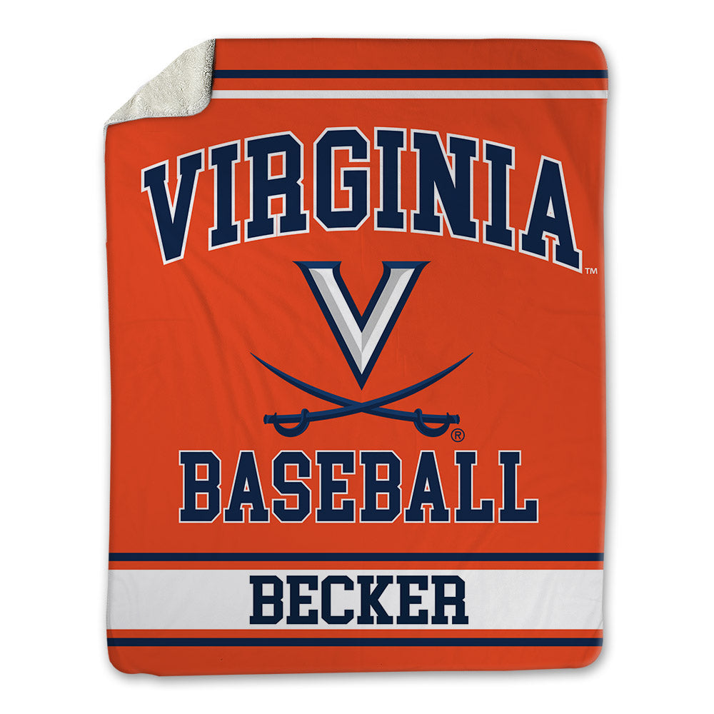 Virginia - NCAA Baseball : Eric Becker - Blanket-0