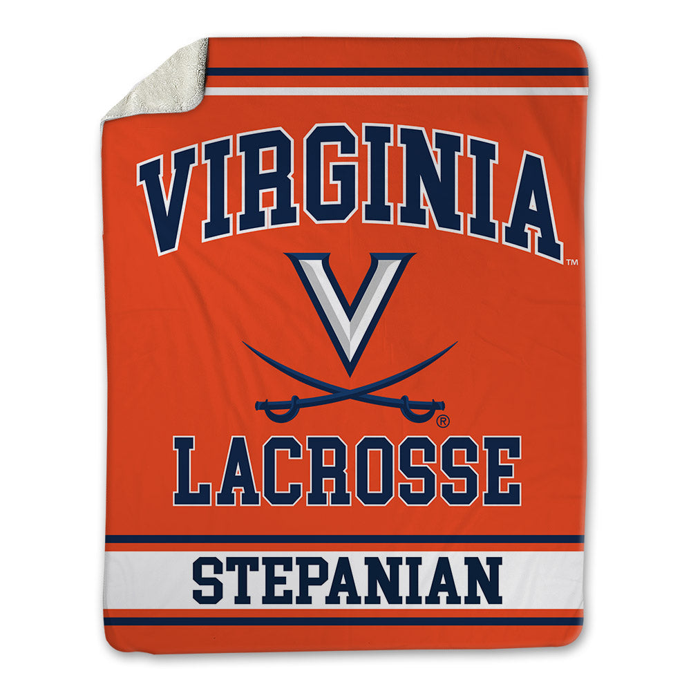 Virginia - NCAA Men's Lacrosse : John "Reese" Stepanian - Blanket-0
