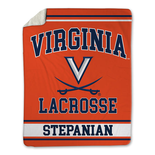 Virginia - NCAA Men's Lacrosse : John "Reese" Stepanian - Blanket-0