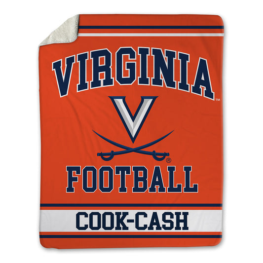 Virginia - NCAA Football : Cayden Cook-Cash - Blanket-0