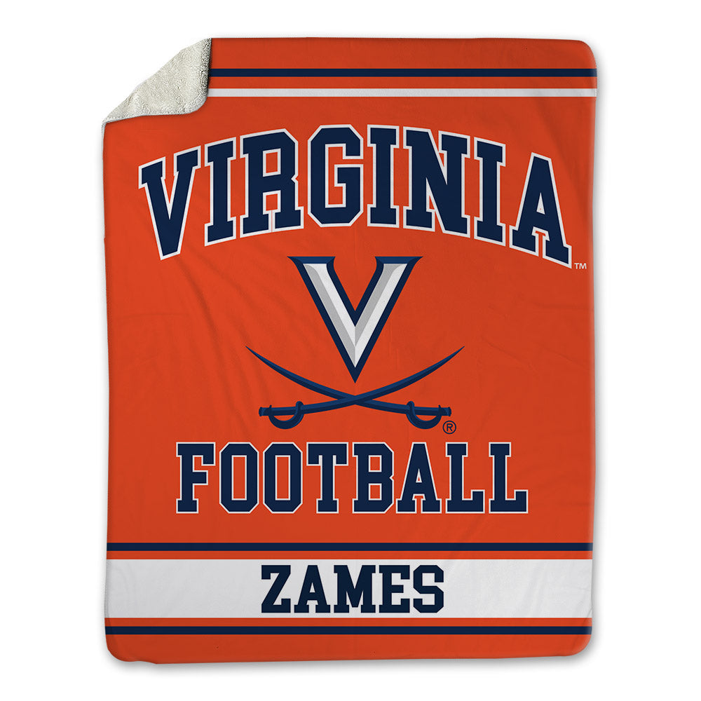 Virginia - NCAA Football : Justin Zames - Blanket-0