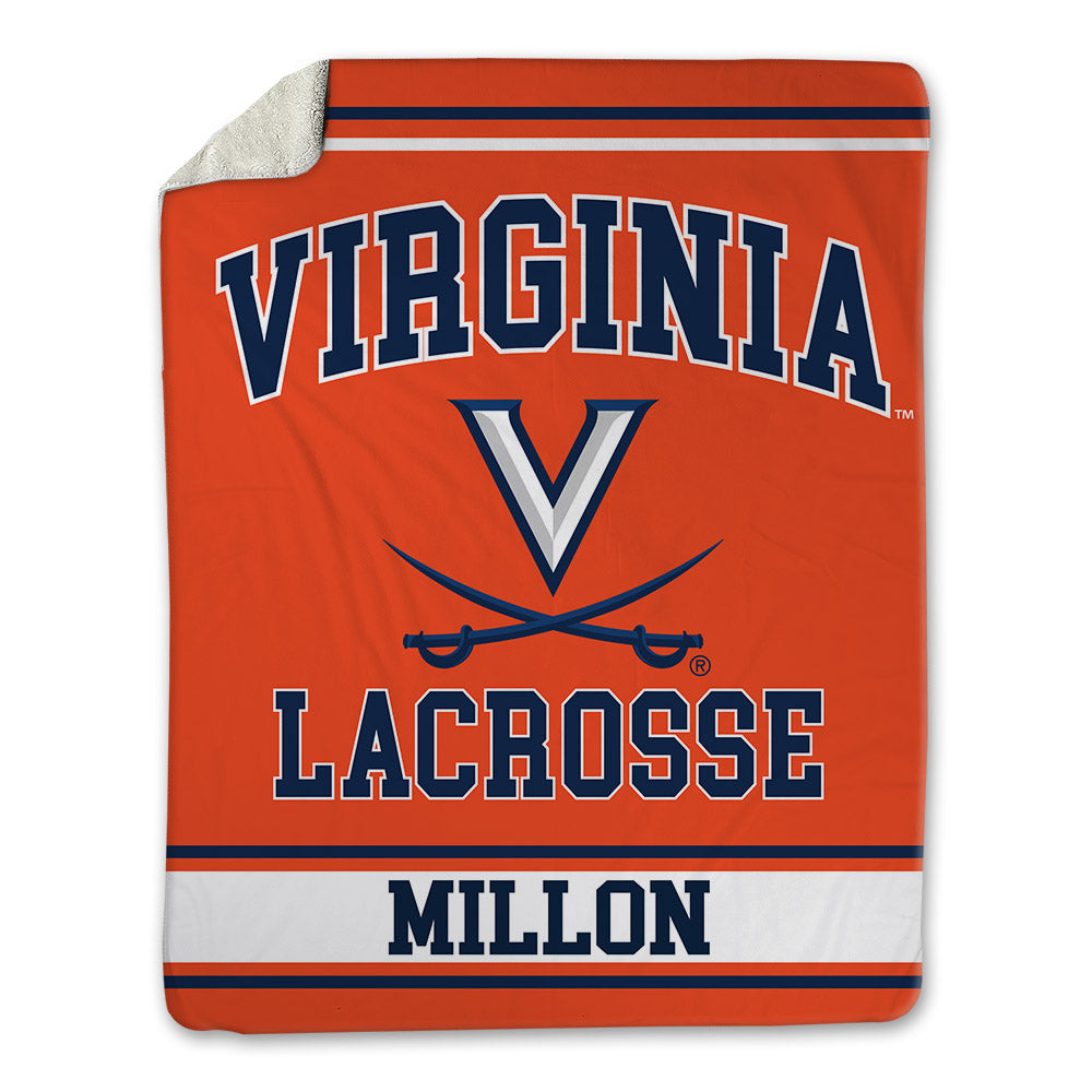 Virginia - NCAA Men's Lacrosse : McCabe Millon - Blanket-0