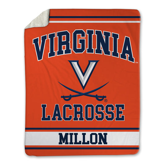 Virginia - NCAA Men's Lacrosse : McCabe Millon - Blanket-0